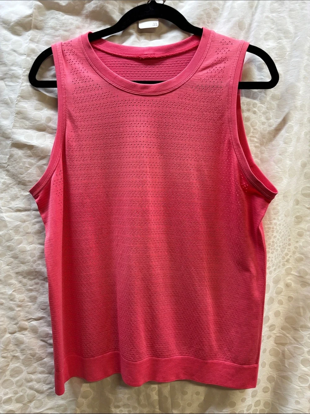 Lululemon Breeze Relax Sleeveless Pink Tank Top- lip gloss